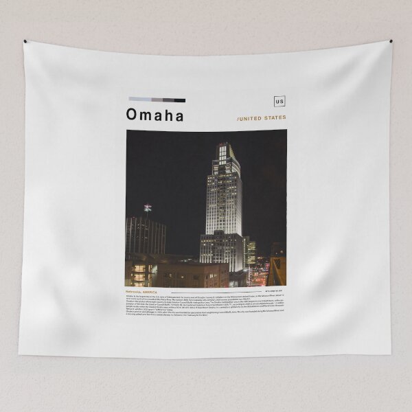 Item preview, Omaha poster landscape designed and sold by paulrommer.