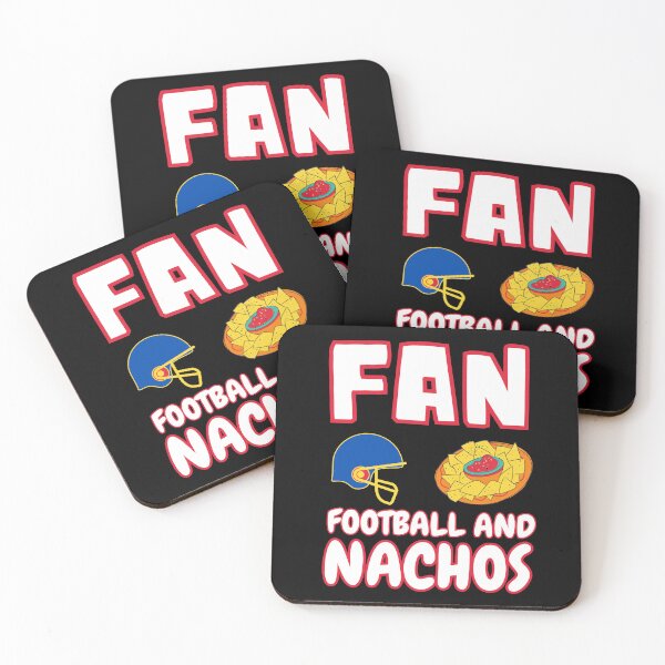 Item preview, American Football And Nachos | FAN Acronym (Red Outline) designed and sold by ACRONYMSONLY.