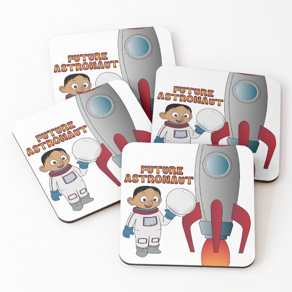 Item preview, 'Future Astronaut' with Rocket (South-Asian)  designed and sold by ThingsByNin.
