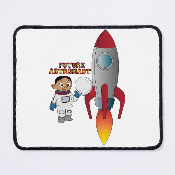 Item preview, 'Future Astronaut' with Rocket (South-Asian) designed and sold by ThingsByNin.