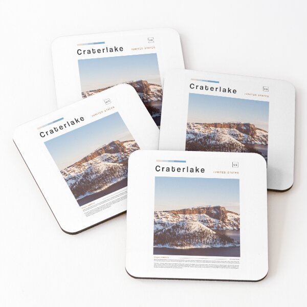Item preview, Craterlake poster landscape designed and sold by paulrommer.