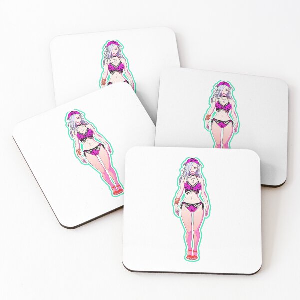 Item preview, Neon Purple Anime Rave Girl designed and sold by PixieRavePrints.