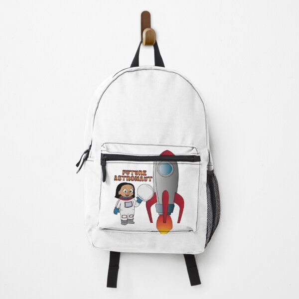 Item preview, 'Future Astronaut' Girl with Rocket (South Asian) designed and sold by ThingsByNin.