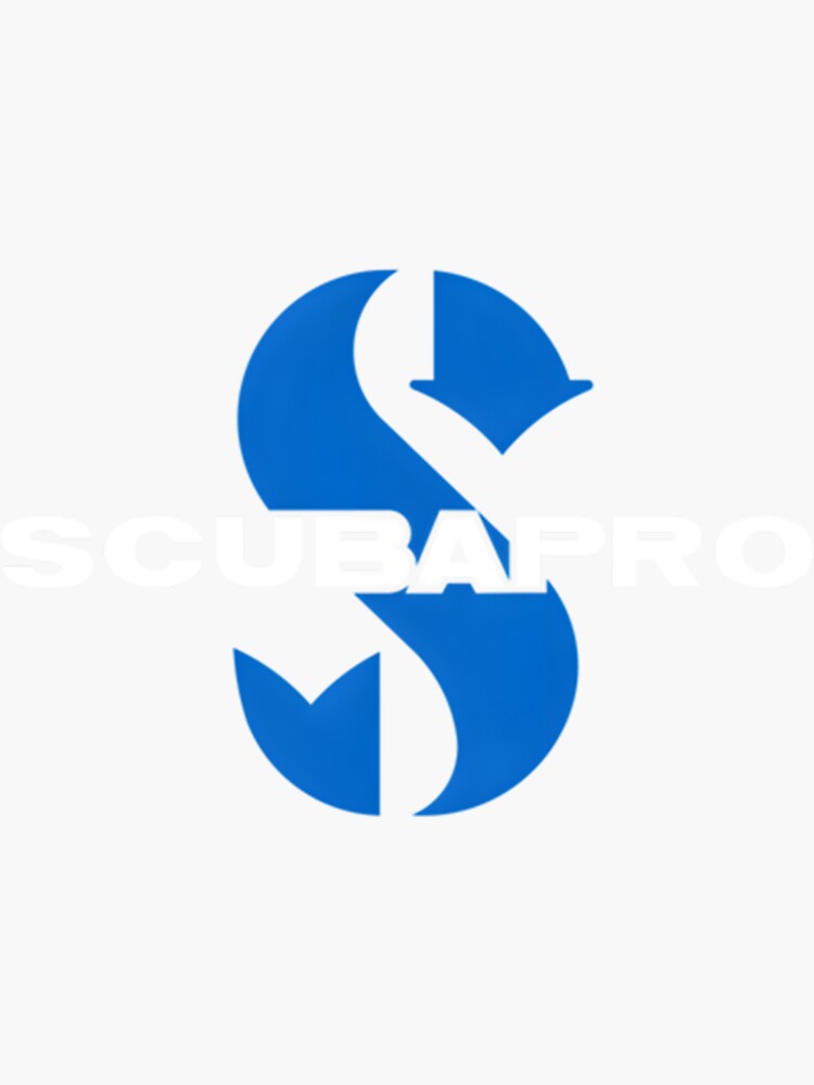 Autocollant Vintage Scubapro - Sticker Original Années 80 - Matériel Plongée Italie
