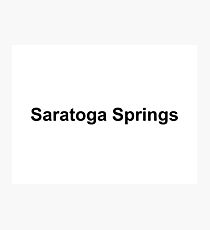 Saratoga Springs Photographic Print