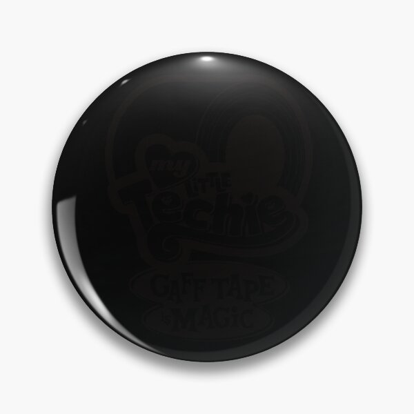 Item preview, My Little Techie Gaff Tape is Magic (Black on Black) designed and sold by Tea-Sheep.