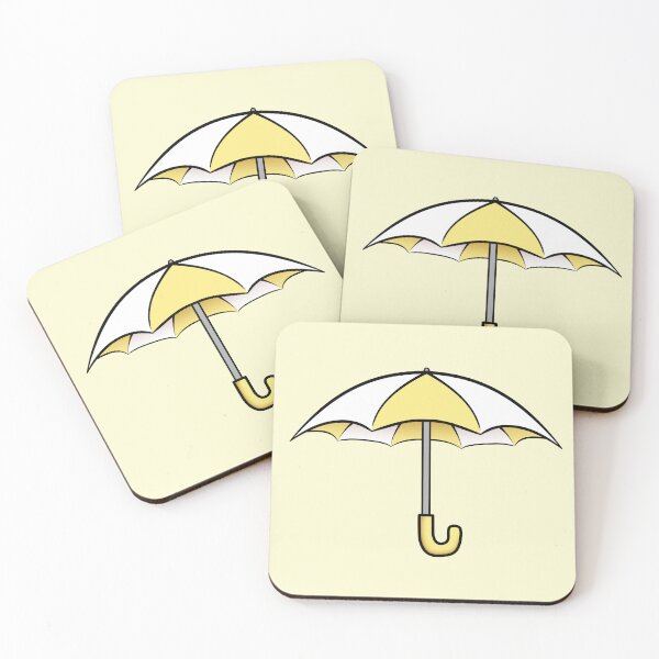 Item preview, Yellow & white umbrella designed and sold by Lady  Vixtah.