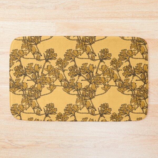 Item preview, Yellow pattern flowers designed and sold by Anja Steiner.
