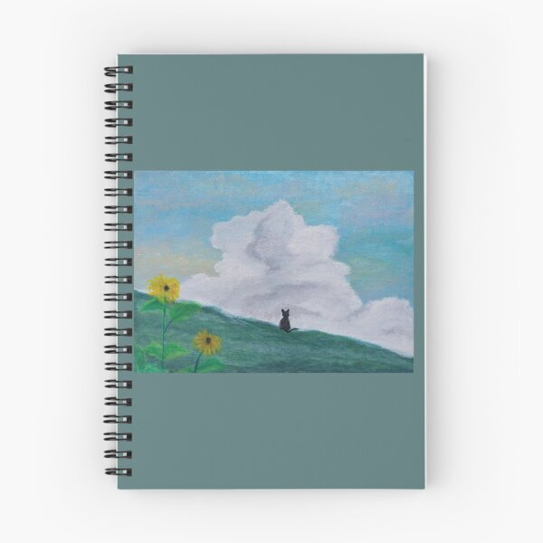 Item preview, Black Cat Looking At Clouds designed and sold by vanycaecilia.