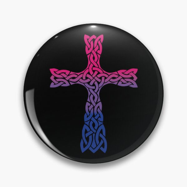 Item preview, Gothic Cross Bisexual Pride Colors designed and sold by TheirChoice.