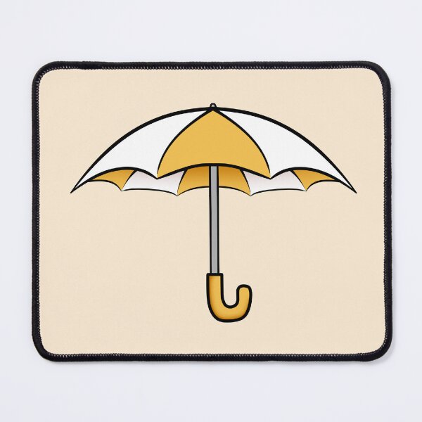 Item preview, Orange & white umbrella designed and sold by Lady Vixtah.