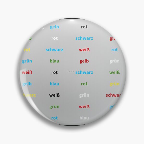 Item preview, Stroop test German  	 designed and sold by qosshhawg47.