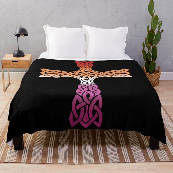 Item preview, Gothic Cross Lesbian Pride Colors designed and sold by TheirChoice.