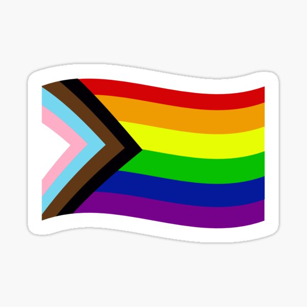 Artikel-Vorschau von Pride-Flaggenaufkleber, designt und verkauft von GenericDesigns.