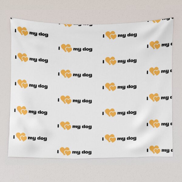 Item preview, I Love My Dog designed and sold by Coffee Lifestyle.