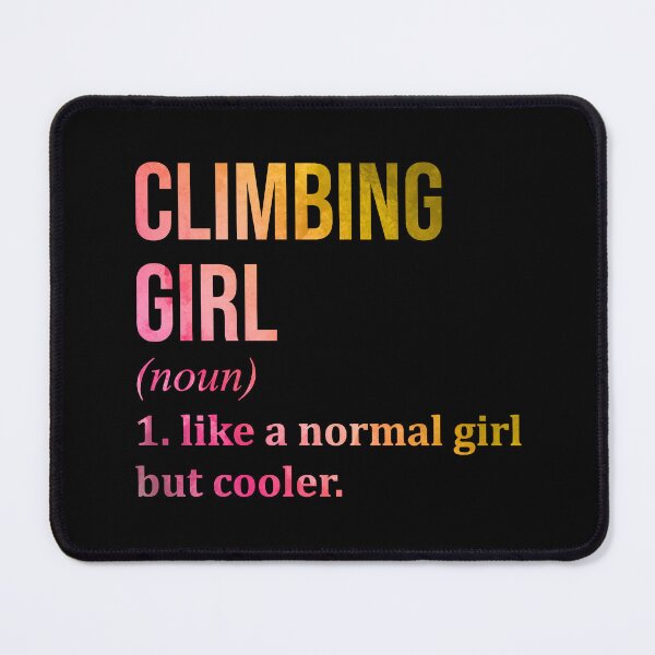 Item preview, Climbing Girl Definition in Watercolor designed and sold by XCIV.