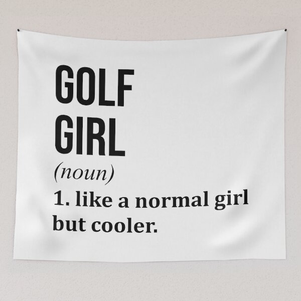 Item preview, Golf Girl Definition designed and sold by XCIV.
