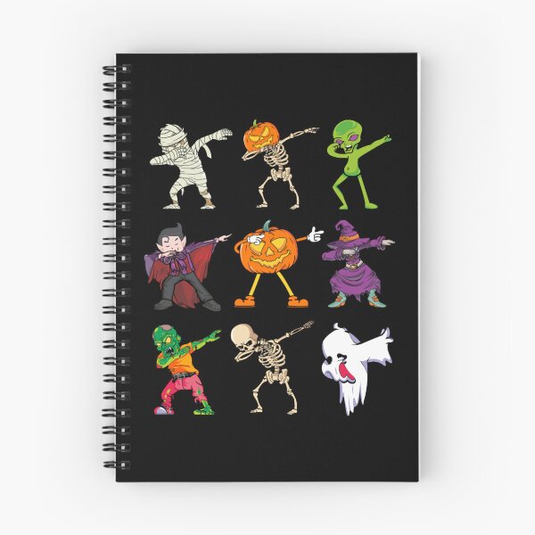 Item preview, Dabbing Halloween Pumpkin Vampire Witch Skeleton Zombie Ghost Alien Mummy designed and sold by ValeriaRock.