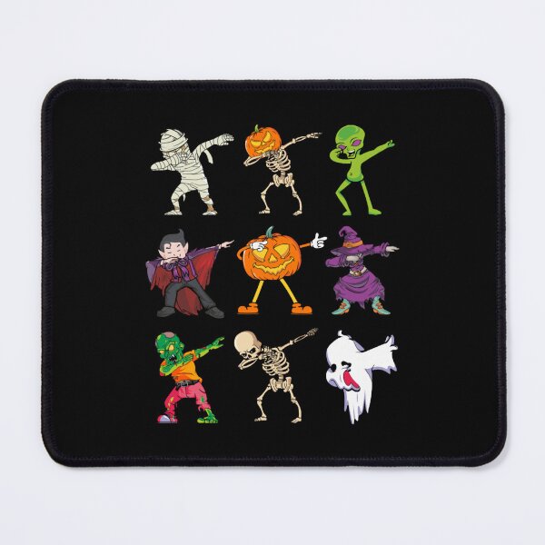 Item preview, Dabbing Halloween Pumpkin Vampire Witch Skeleton Zombie Ghost Alien Mummy designed and sold by ValeriaRock.