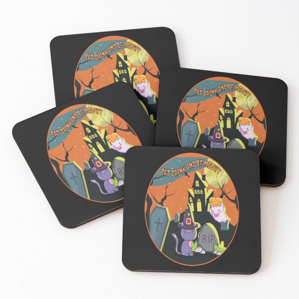 Item preview, Eat Drink And Be Meowy- Halloween Pals Active  designed and sold by ValeriaRock.