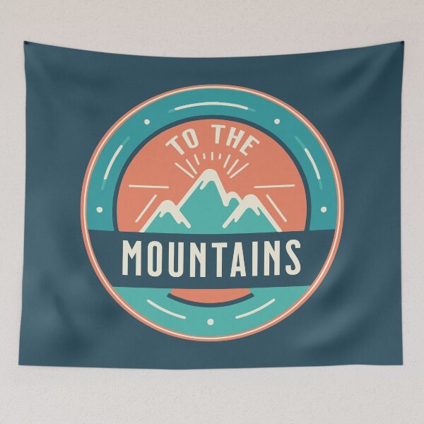 Item preview, Mountain Climber and Hiker Retro Emblem designed and sold by AntiqueImages.