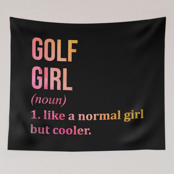 Item preview, Golf Girl Definition in Watercolor designed and sold by XCIV.