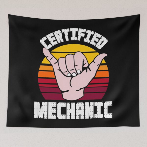 Item preview, Certified Mechanic Tee - Mechanic designed and sold by ZHXFashionista.