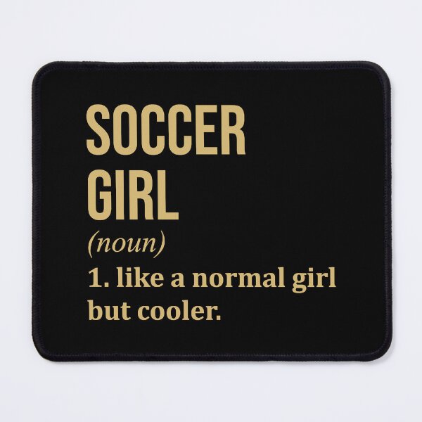 Item preview, Soccer Girl Definition in Gold designed and sold by XCIV.