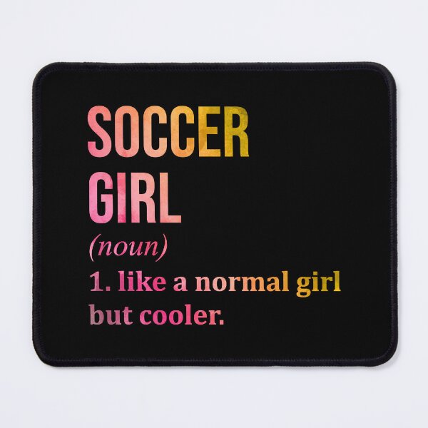 Item preview, Soccer Girl Definition in Watercolor designed and sold by XCIV.