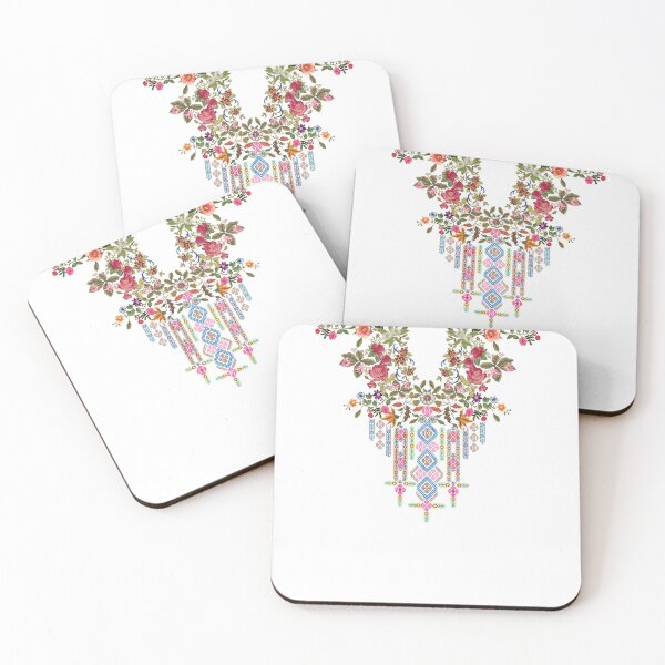 Item preview, flower, embroidery, indian, aztec, tribal designed and sold by mintdiamond21.