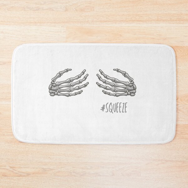 Item preview, squeeze funny illustration skeleton hands  designed and sold by DeluxBee.