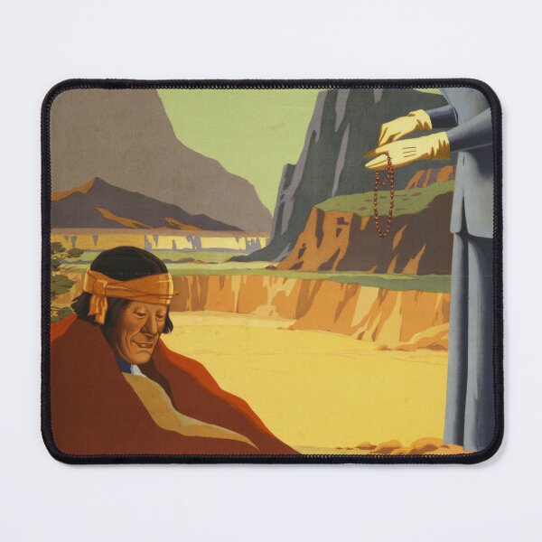 Item preview, STK502145A-Vintage travel poster promoting New Mexico and Arizona Rockies.  designed and sold by StocktrekImages.