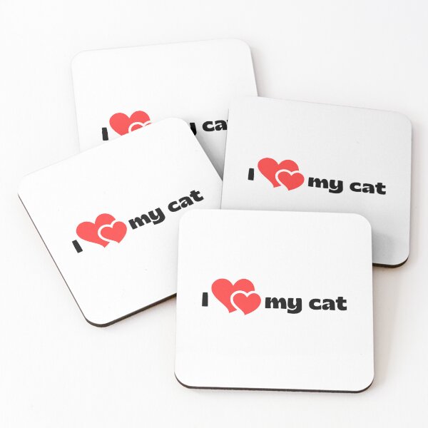 Item preview, I Love My Cat designed and sold by Coffee Lifestyle.