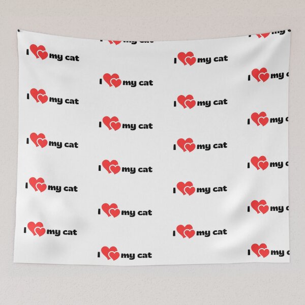 Item preview, I Love My Cat designed and sold by Coffee Lifestyle.