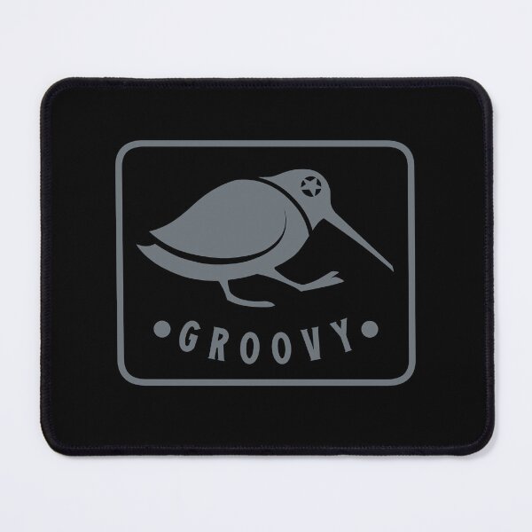 Item preview, Funny Woodcock got the groove. Minimal art of a vibing bird, framed, dark ink designed and sold by martodesign.