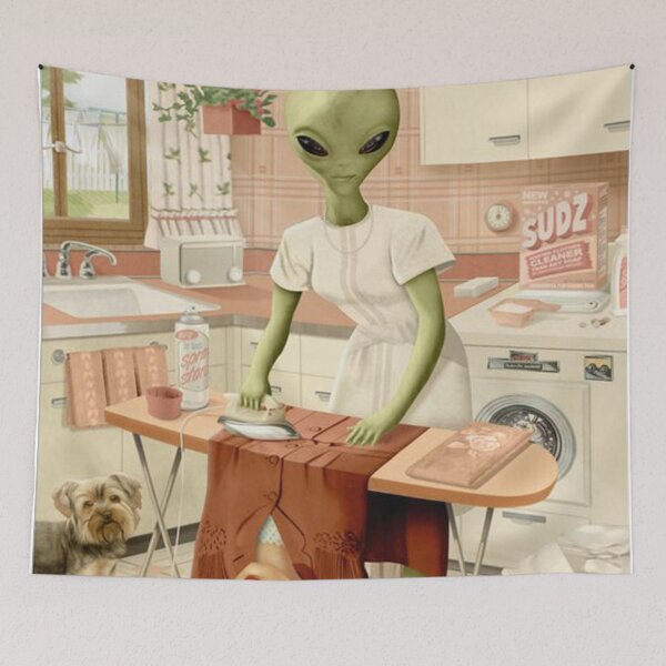 Item preview, Laundry Day - alien edition designed and sold by michelejoney.