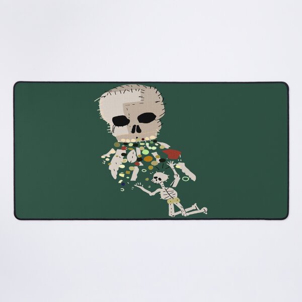 Item preview, Our Flag Means Death Vomiting Skull On Skeleton Flag designed and sold by RosarioWong.