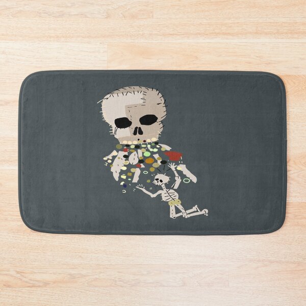 Item preview, Our Flag Means Death Vomiting Skull On Skeleton Flag designed and sold by RosarioWong.