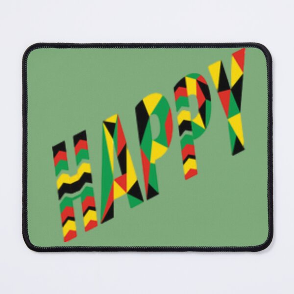 Item preview, Happy Rasta Colors-Rastafarian Happy Tee designed and sold by Thehobbiehouse.