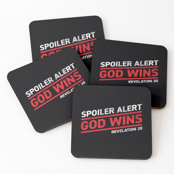 Item preview, Spoiler Alert - God Wins (Dark Background)  	 designed and sold by geywvcxzto37.