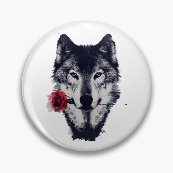 Item preview, Red Rose wolf designed and sold by Zuelling.