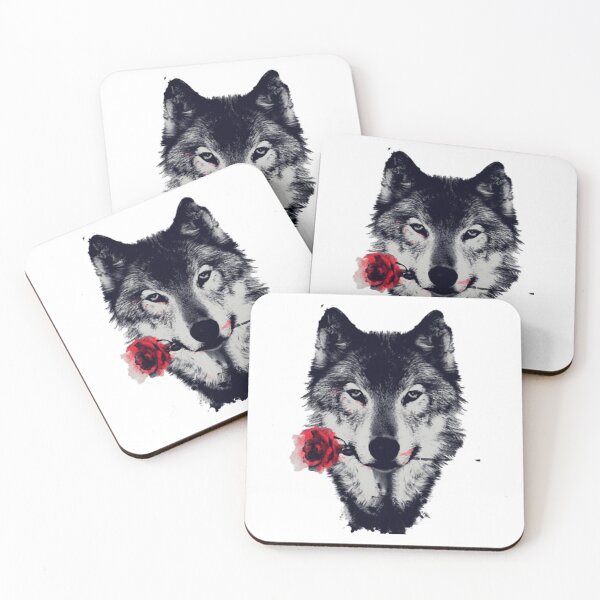Item preview, Red Rose wolf designed and sold by Zuelling.