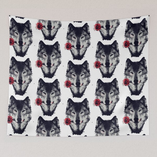 Item preview, Red Rose wolf designed and sold by Zuelling.