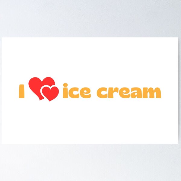 Item preview, I Love Ice Cream designed and sold by Coffee Lifestyle.