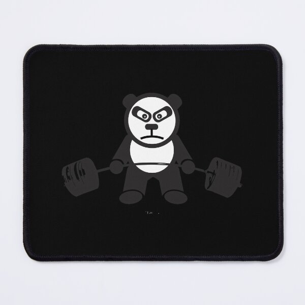 Item preview, Cute Panda Bear Weightlifting - Deadlift designed and sold by ezeomabrenkeb.