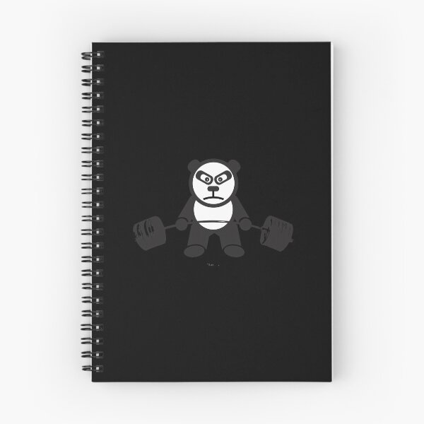 Item preview, Cute Panda Bear Weightlifting - Deadlift   	 designed and sold by ezeomabrenkeb.