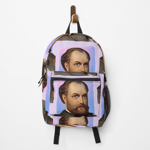 Item preview, French Composer Charles Gounod - purple pink - illustration designed and sold by Litstoy.