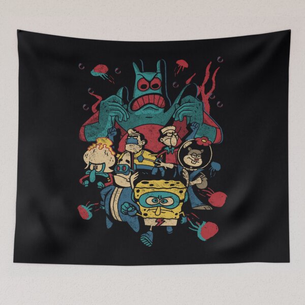 Item preview, SpongeBob SquarePants Retro Superhero Group 	  	 designed and sold by geywvcxzto37.
