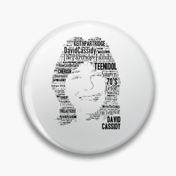 Item preview, David Cassidy Portrait in words designed and sold by KiaGriswold33.