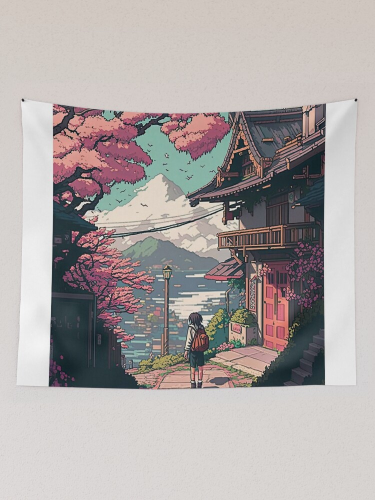 Pixel discount art tapestry